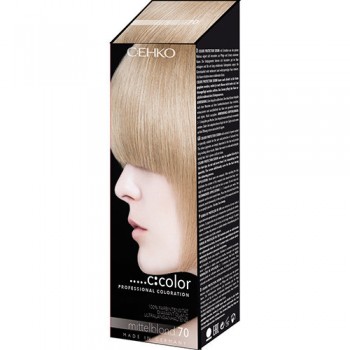 Крем-фарба для волосся C:EHKO С:COLOR 70 натуральний русявий 50 мл (4012498870955)