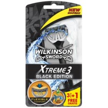Станки бритвенные Wilkinson Sword (Schick) Xtreme 3 Black Edition 3+1 шт