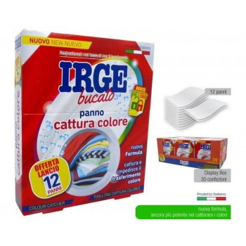 Серветка-пастка для прання кольорових речей Irge 12 шт (8021723044616)