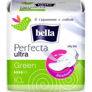 Гігієнічні прокладки Bella Perfecta Green Drai 10  (5900516305994)