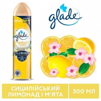 Освежитель воздуха Glade Cицилийский Лимонад и Мята 300 мл (5010182988732)
