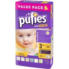 Подгузники Pufies Baby Art & Dry 3 midi (4-9 кг) 54 шт