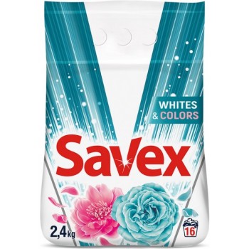Пральний порошок Savex Automat  Whites & Colors 2.4 кг (3800024013065)