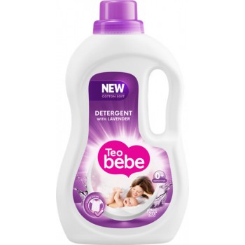 Рідкий засіб для прання дитячої білизни Teo Bebe Лаванда 1.1 л (3800024045035)
