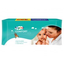 Влажные салфетки детские Lupilu Comfort 80+20 шт (4056489191698)