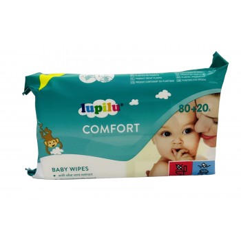 Влажные салфетки детские Lupilu Comfort 80+20 шт (4056489191698)
