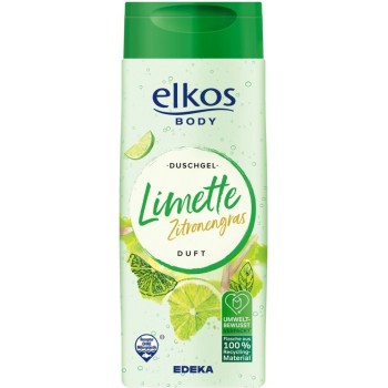 Гель для душу Elkos Limette & Zitronengras 300 мл (4311501752418)