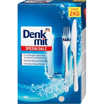 Соль для посудомоечных машин Denkmit Spezialsalz 2 кг (4010355486110)