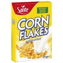 Хлопья кукурузные Sante Corn Flakes 375 г (5900617033994)