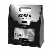 Подарочный набор Jean Marс мужской Bossa Nova. Дезодорант аэрозоль Bossa Nova 150 мл + Лосьон после бритья Bossa Nova 100 мл(5908241709933)