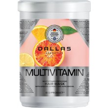 Маска для волос Dallas Multivitamin комплекс Мультивитаминов с экстрактом Женьшеня и маслом Авокадо 1000 мл (4260637723239)
