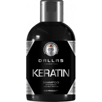 Шампунь для волосся Dallas з Кератином та екстрактом Молочного протеїну 1000 мл (4260637723345)