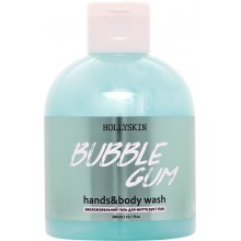 Зволожуючий гель для миття рук і тіла Hollyskin Bubble Gum 300 мл (4823109700819)