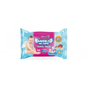 Серветки вологі Ultra COMPACT Angels Wet Towels дитячі 20 шт. (8697420533328)