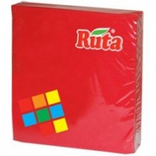 Салфетка Ruta Color красная 20 листов (4820023741676)