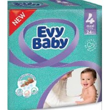 Подгузники детские Evy Baby Junior (4) от 7-18 кг 24шт  (8690506405076)