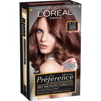 Краска для волос L'oreal Recital Preference 5.23 розево- перламутровый (3600523577583)