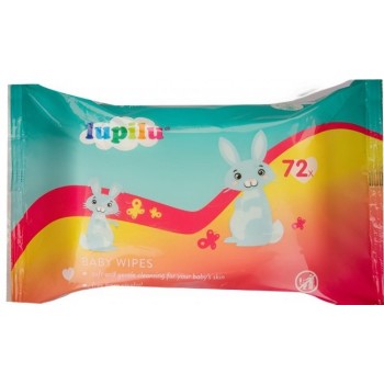 Салфетки влажные детские Lupilu Baby Wipes 72 шт (40879697)