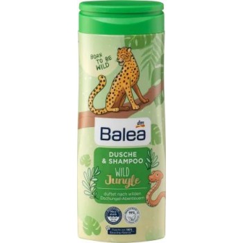 Дитячий гель для душу та шампунь Balea Wild Jungle 300 мл (4066447101713)