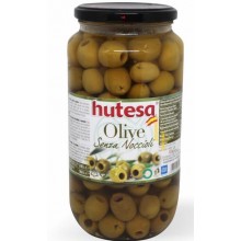 Оливки зелені без кісточок Hutesa 900 г скло (8426622203209)