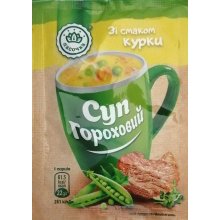 Суп Гороховий Ласочка зі смаком Курки 22 г (4820043253326)