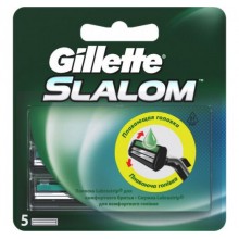 Сменные кассеты Gillette SLALOM 5 шт (7702018867912)