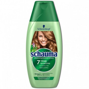 Шампунь для волосся Schauma 7 трав 250 мл (4012800167612)