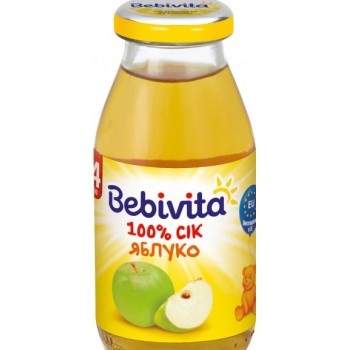 Фруктовый сок Bebivita Яблоко 200 мл (9007253101707) 