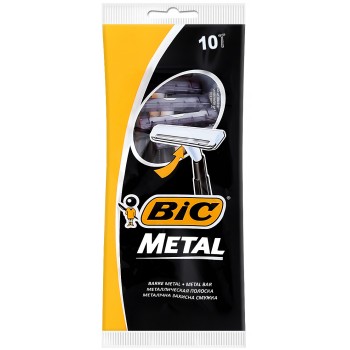 Набор бритв без сменных картриджей BIC Metal 10  шт  (3086126636481)