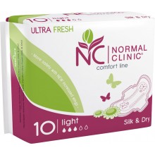 Гігієнічні прокладки Cliniс Ultra Fresh Silk Normal 10 шт 3 капли (3800213302833)