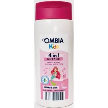 Дитячий шампунь та гель для душу Ombia Kids 4in1 Himbeere 300 мл (4061462142895)