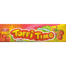 Жувальні цукерки Toffi Time смак Вишні 20 г (48210454)