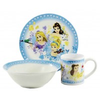 Набор детской посуды Interos ТО-15 Принцессы (6983666887151)