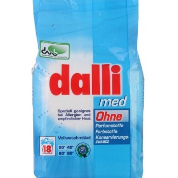 Стиральный порошок Dalli Med Ohne Vollwaschmittel 1.215 кг 18 циклов стирки (4012400526901)