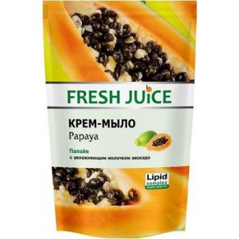 Рідке крем-мило Fresh Juice Папайя  дой-пак 460 мл (4823015914638)