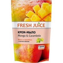 Мыло жидкое Fresh Juice манго  дой-пак 460 мл (4823015923364)