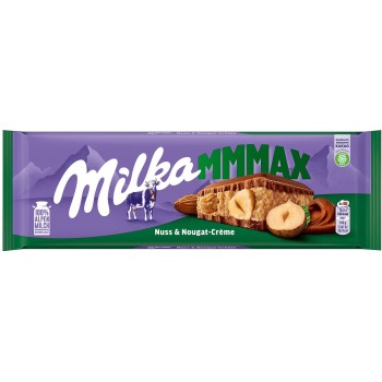 Шоколад молочный Milka Nuss & Nougat-Creme 300 г (7622200004515)