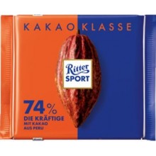 Шоколад Ritter Sport 74% Kakao Klasse Die Kraftige 100 г (4000417933003)