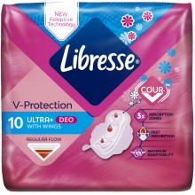 Гігієнічні прокладки Libresse Ultra Normal Soft Deo 10 шт (7322540337938)