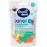 Зубные нити детские Dontodent Junior 6+ 32 шт (4058172881503)