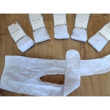 Детские белые колготки на девочку Ekinoks Socks 9-10 лет (8680495030359)