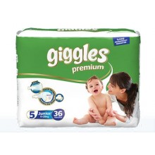 Подгузники детские Giggles Premium (5) 11-25 36 шт