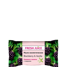 Мыло Fresh Juice Ежевика и ваниль 75 г (8588006034318)