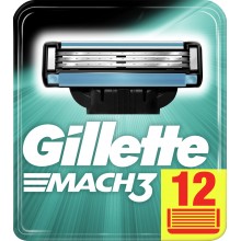 Змінні касети для гоління Gillette Mach3 12 шт (ціна за 1шт) (4987176102232)