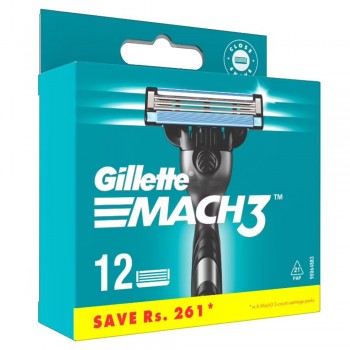 Змінні касети для гоління Gillette Mach3 12 шт (ціна за 1шт) (4987176102232)