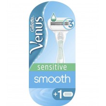 Станок для гоління жіночий Gillette Venus Sensitive Smooth з 2 змінними картриджами (7702018486960)