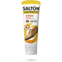 Крем для взуття Salton для шкіри коричневий 75 мл (4607131422228)