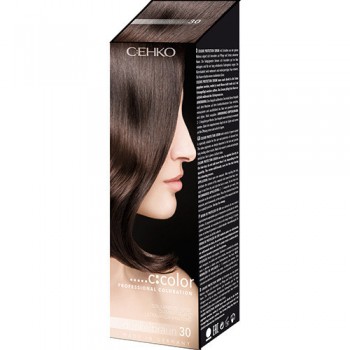 Крем-фарба для волосся C:EHKO С:COLOR 30 темний шатен 50 мл (4012498830959)