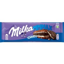Шоколад молочний Milka Oreo 300 г (7622210240200)