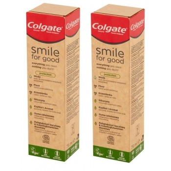 Зубная паста Colgate Smile For Good protection 2 шт х 75 мл (8718951329737)